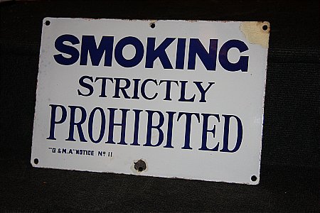 SMOKING PROHIBITED - click to enlarge